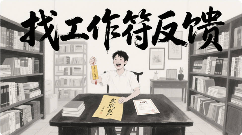 找工作符反馈-天善缘