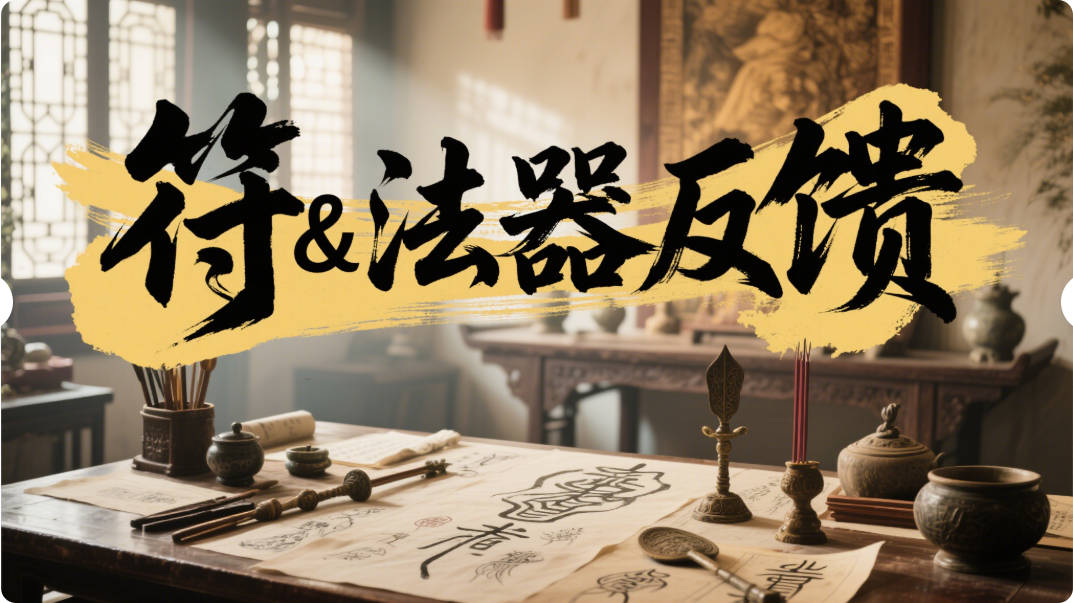 符箓&法器反馈合集-天善缘
