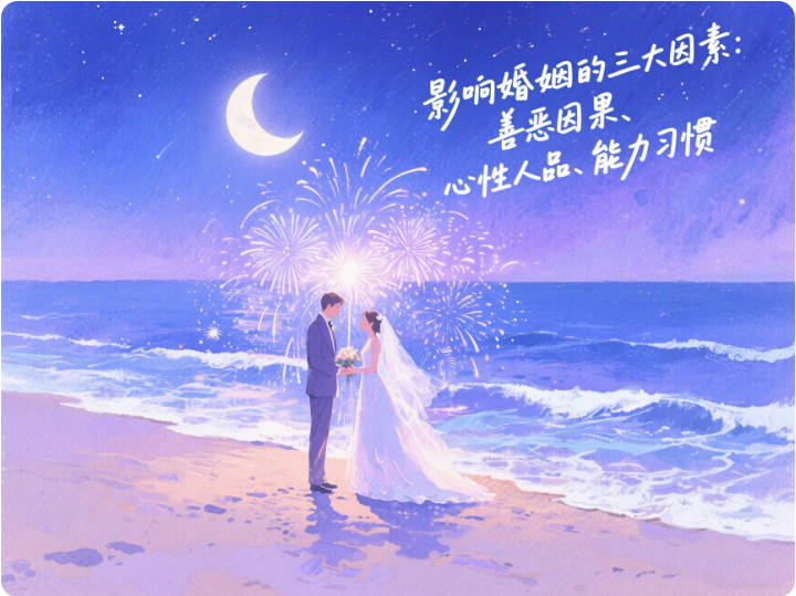 影响婚姻的三大因素：善恶因果、心性人品、能力习惯-天善缘