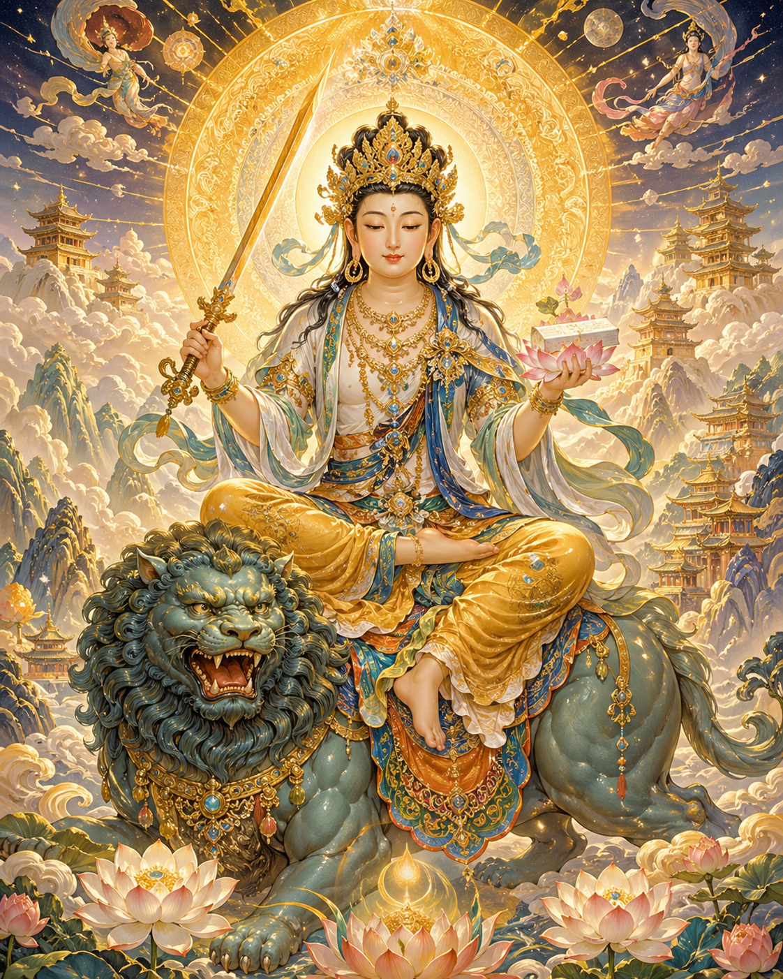 【农历四月初四（阳历5月20日）文殊菩萨圣诞日专场梵音通知】-天善缘